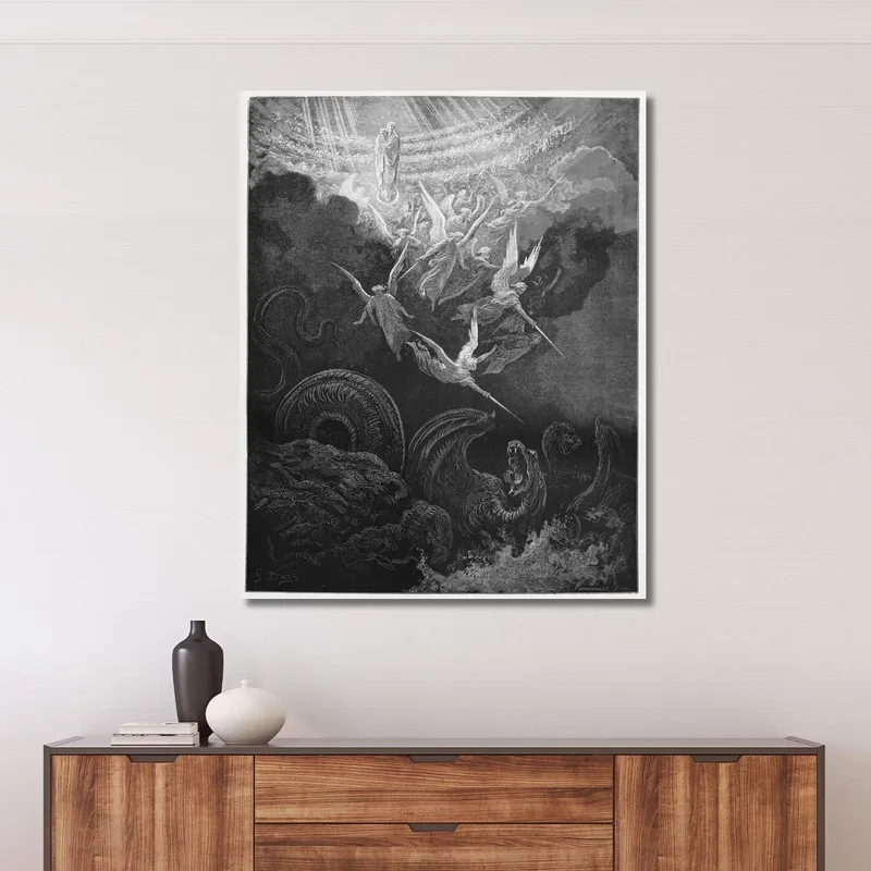Die Frau Und Der Drache Doré Gustave