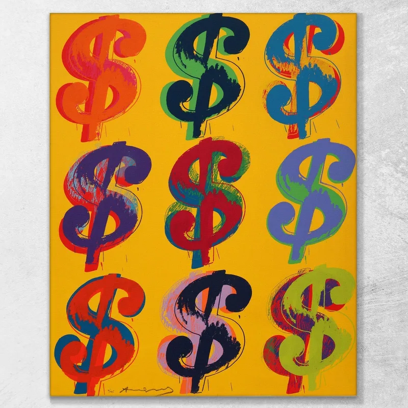 Dollar Sign 1 1981 Andy Warhol