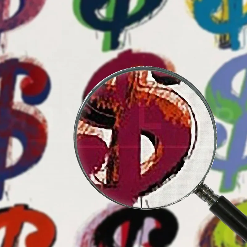 Dollar Sign 2 1981  Andy Warhol