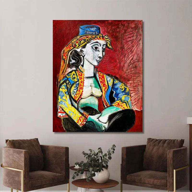 Jacqueline In Costume Turco 1995 Pablo Picasso