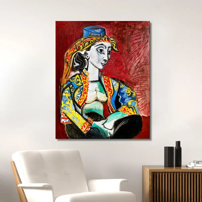 Jacqueline In Costume Turco 1995 Pablo Picasso