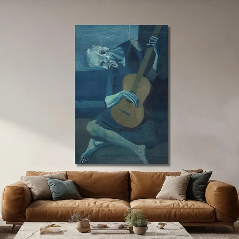 Vecchio Chitarrista Chicago Pablo Picasso