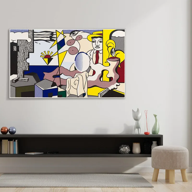 Figuras Con Puesta De Sol Roy Lichtenstein
