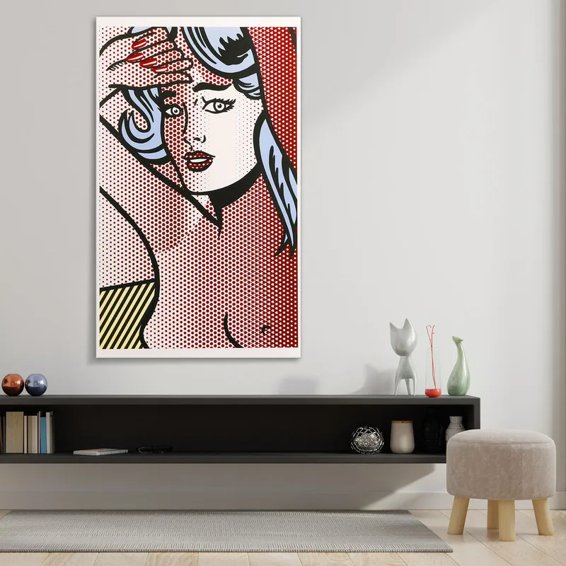 Nackt Mit Blauen Haaren Roy Lichtenstein