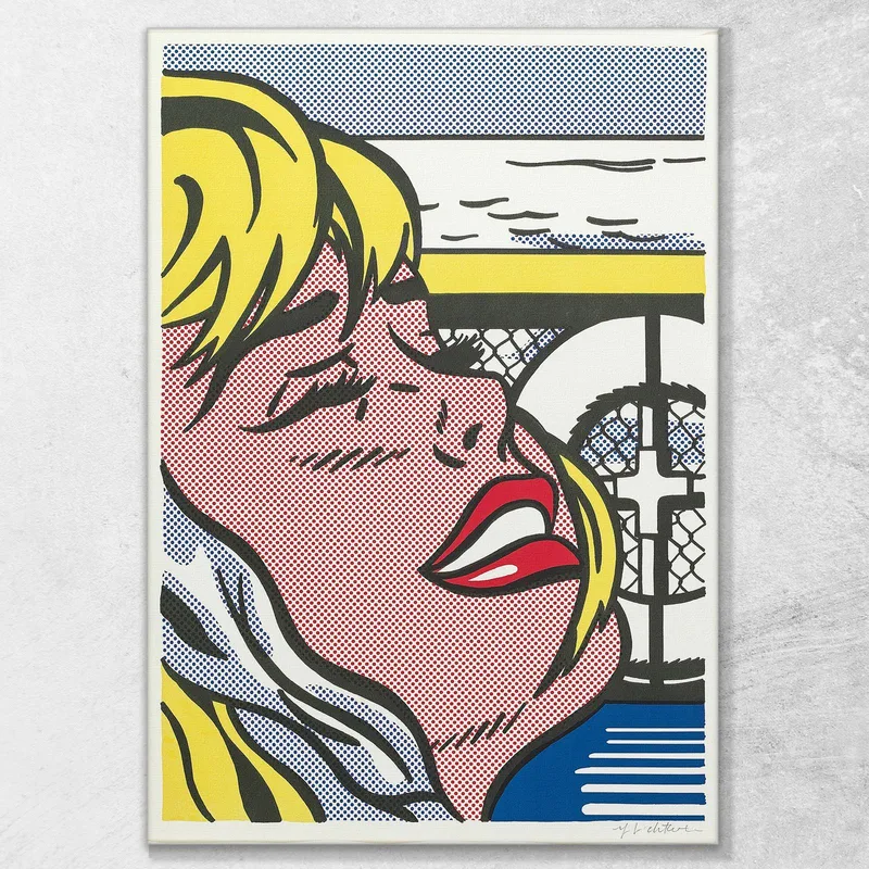 Chica A Bordo Roy Lichtenstein