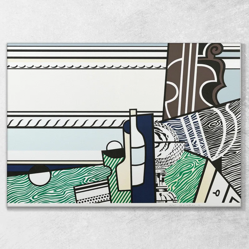 Still Life With Bottle Roy Lichtenstein