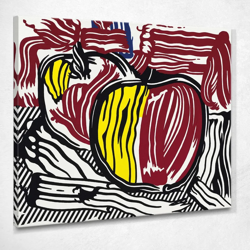 Dos Manzanas Rojas Y Amarillas Roy Lichtenstein