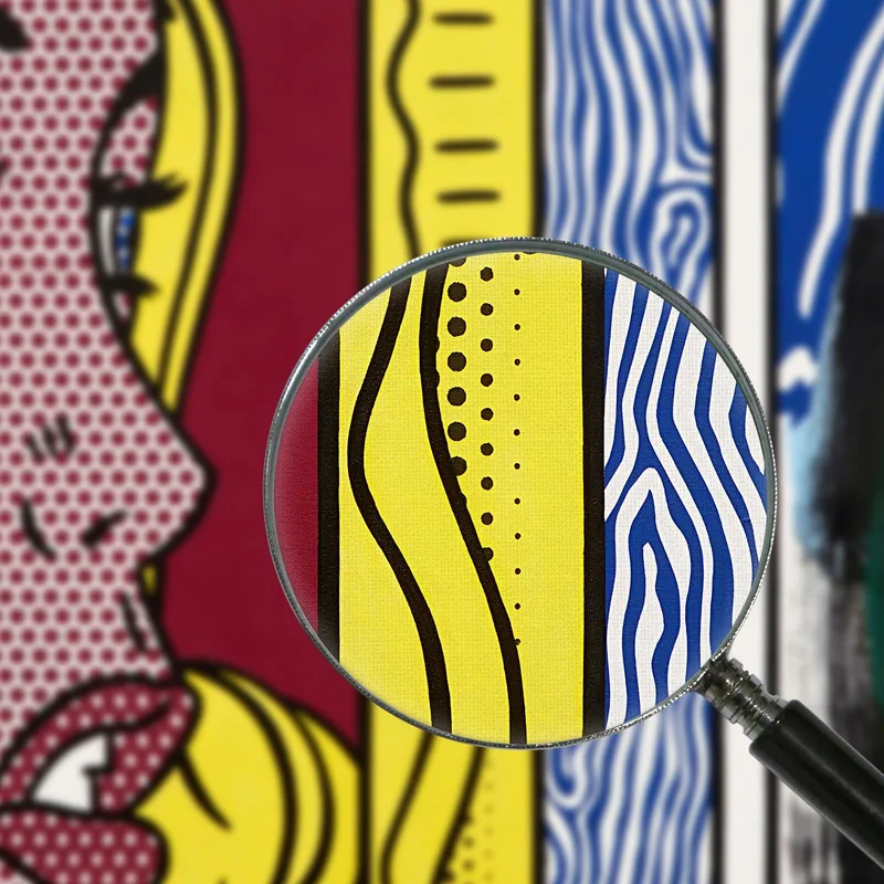Deux Tableaux De Craig Roy Lichtenstein