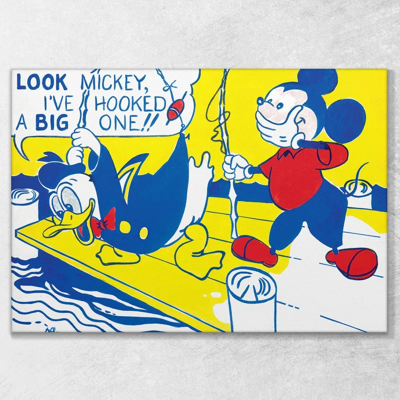 Regarde Mickey Mouse Roy Lichtenstein