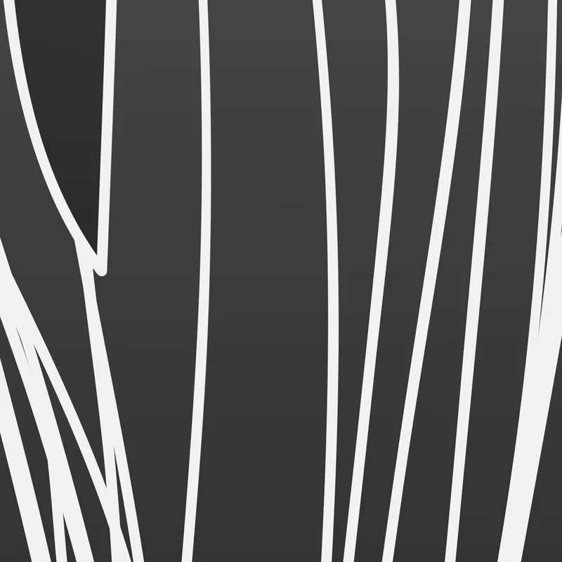 Monochrome Botanisches Abstrakt modernes wandbild