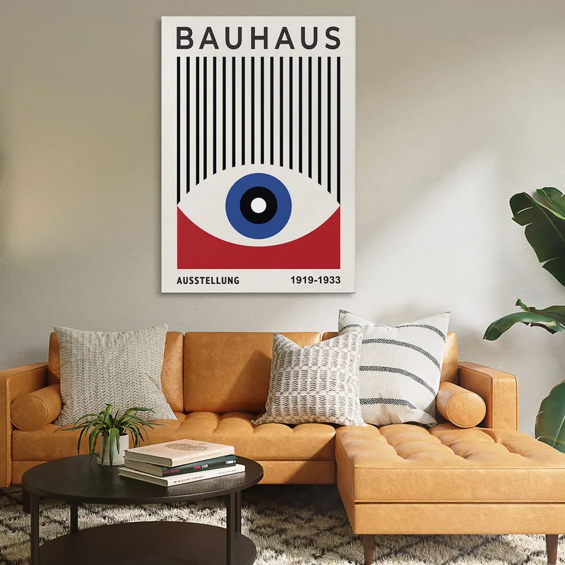 Quadro Visione Bauhaus Geometria E Simmetria Nell'Estetica Moderna Bauhaus Style