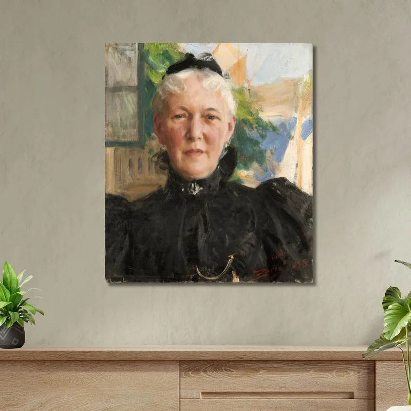 Göthilda Fürstenberg Anders Zorn quadro stampa su tela