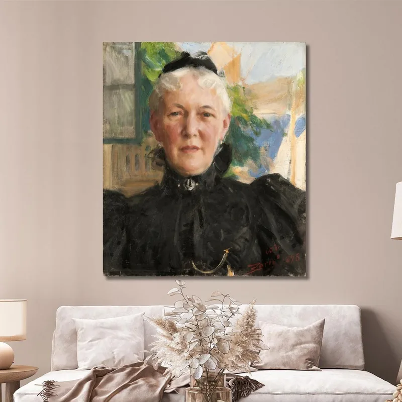 Göthilda Fürstenberg Anders Zorn quadro stampa su tela