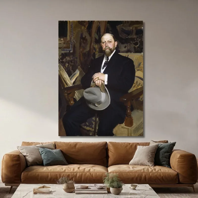 Hugo Reisinger Anders Zorn quadro stampa su tela