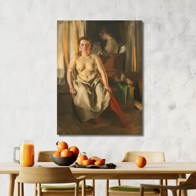 Rote Strümpfe Anders Zorn