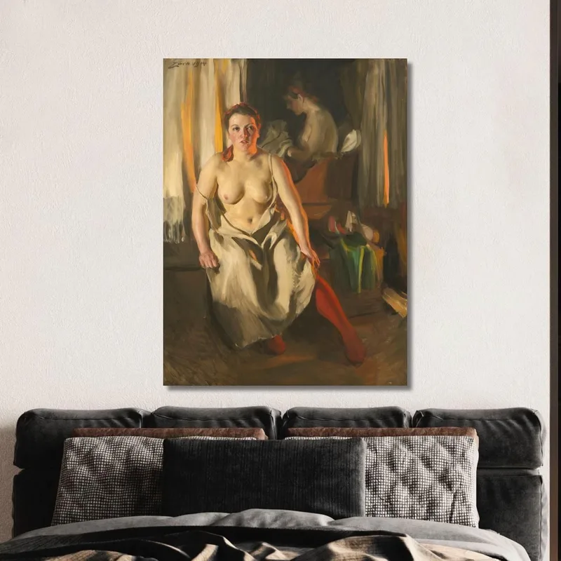 Rote Strümpfe Anders Zorn