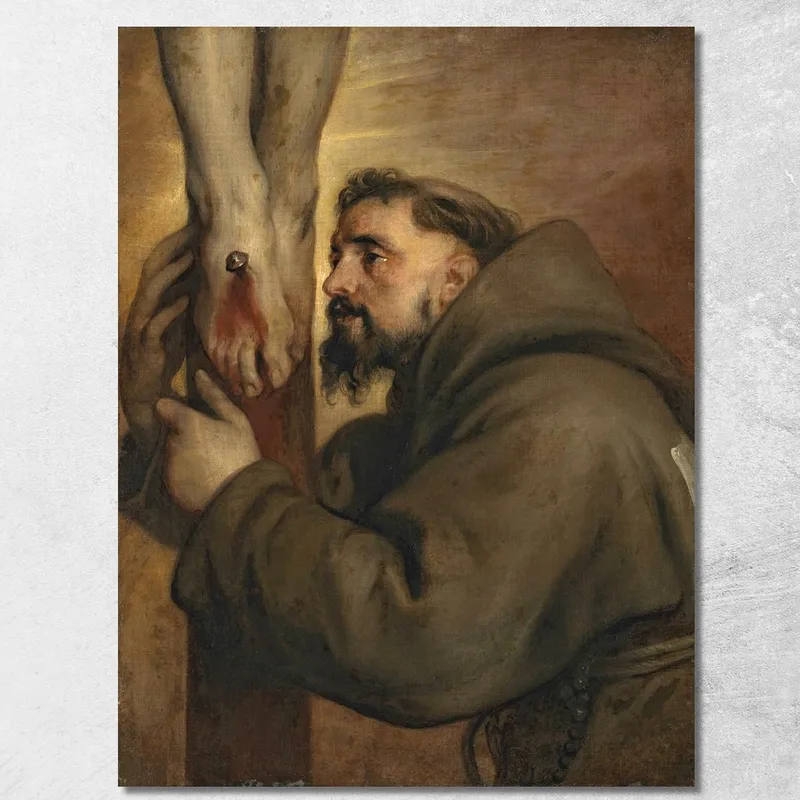 San Francesco D'Assisi Ai Piedi Della Croce Anthony van Dyck