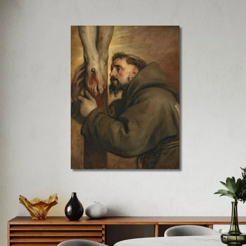 San Francesco D'Assisi Ai Piedi Della Croce Anthony van Dyck