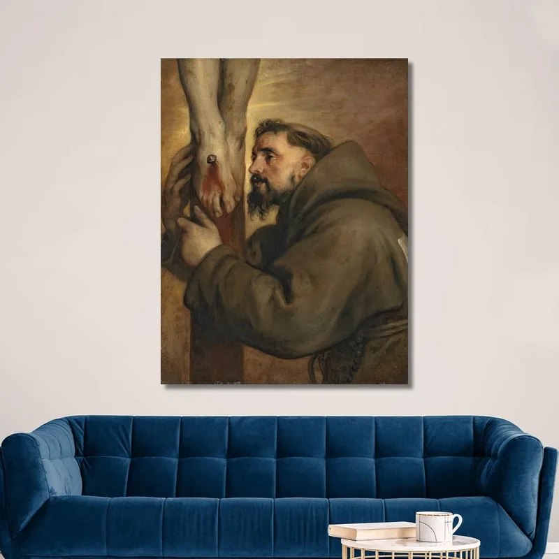 San Francesco D'Assisi Ai Piedi Della Croce Anthony van Dyck