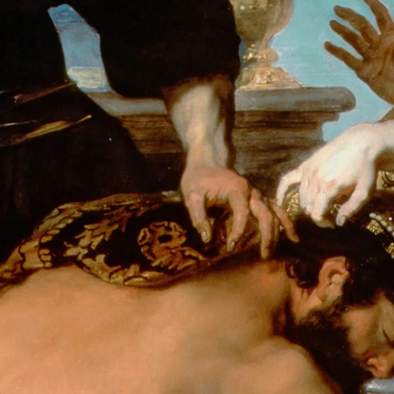 Sansone E Dalila Anthony van Dyck quadro stampa su tela