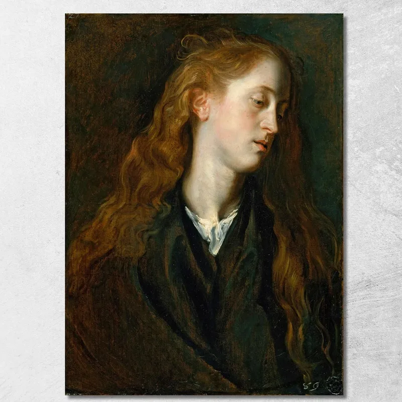 Testa Di Studio Di Una Giovane Donna Anthony van Dyck