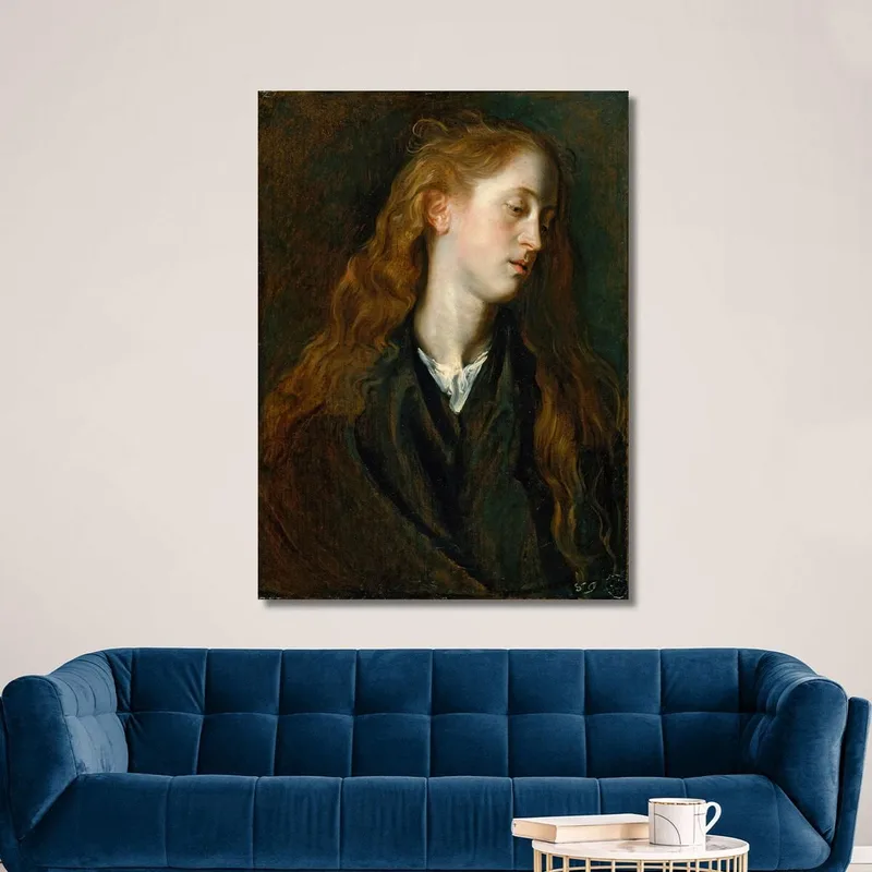 Testa Di Studio Di Una Giovane Donna Anthony van Dyck