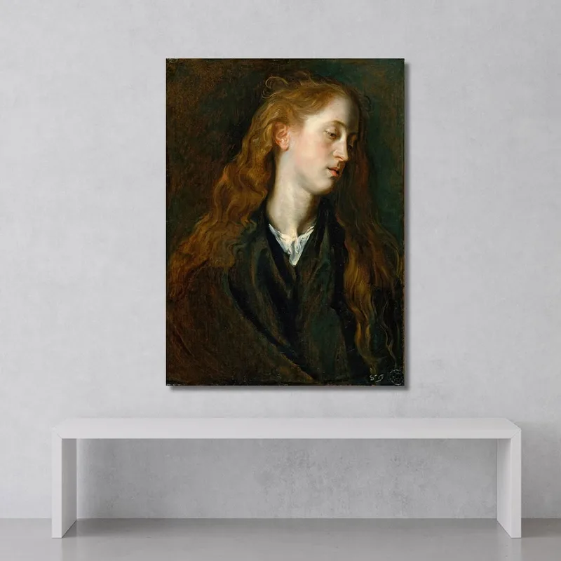 Testa Di Studio Di Una Giovane Donna Anthony van Dyck