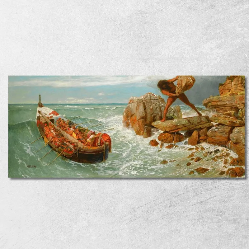 Odiseo Y Polifemo Arnold Böcklin