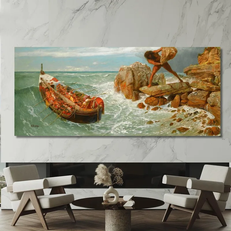 Odiseo Y Polifemo Arnold Böcklin