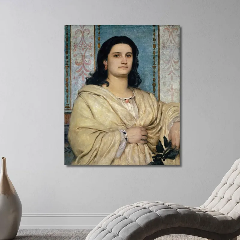 Portrait Of Angela Böcklin As A Muse Arnold Böcklin