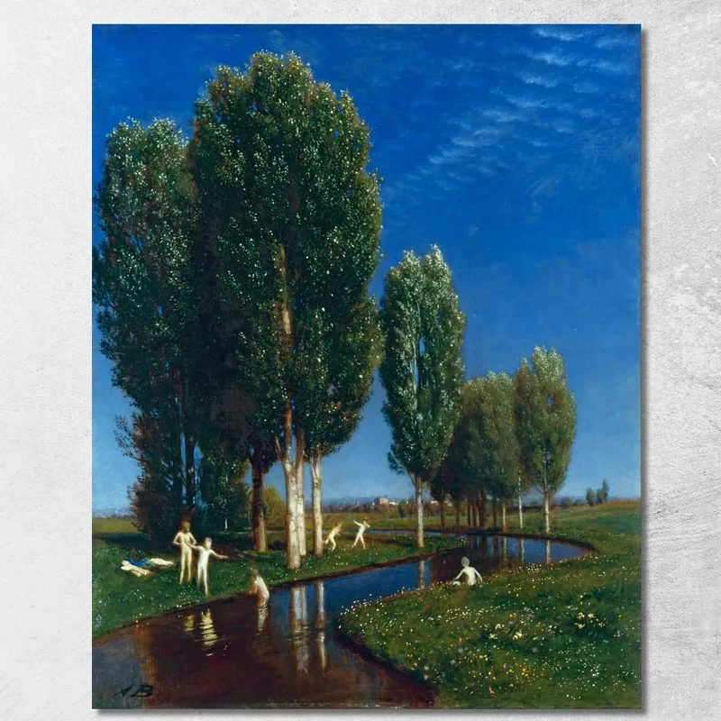 Giorno D'Estate Arnold Böcklin quadro stampa su tela