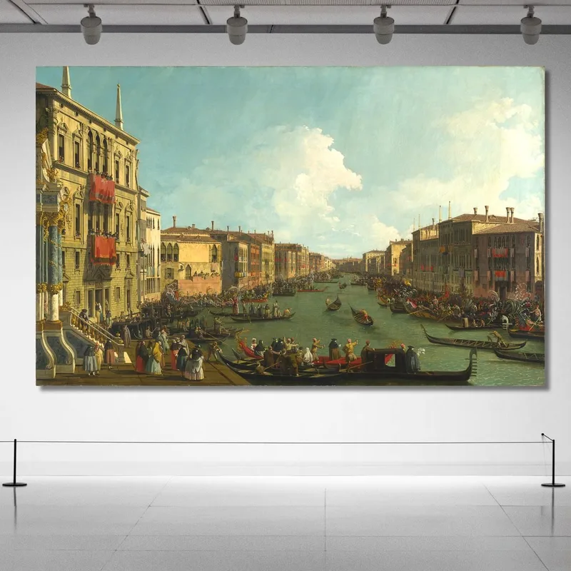 Una Regata Sul Canal Grande Canaletto