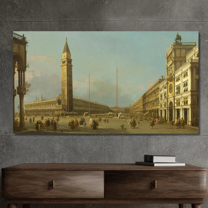 Piazza San Marco Guardando A Sud E Ad Ovest Canaletto