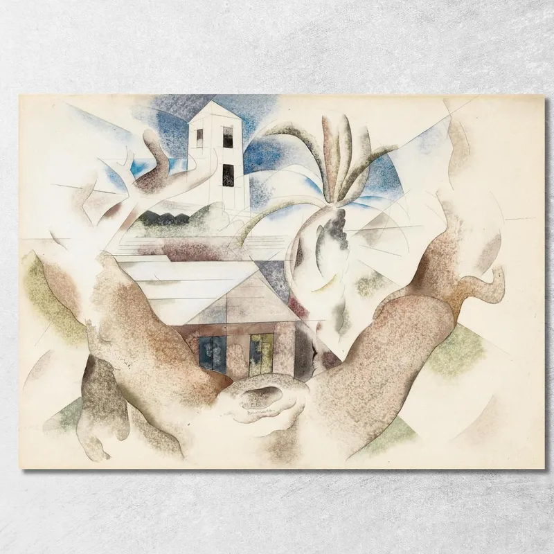 Bermuda N. 1 Albero E Casa Charles Demuth
