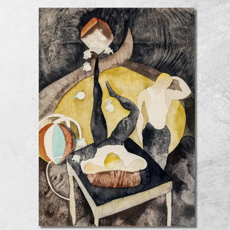 En Vodevil Dos Malabaristas Acróbatas Charles Demuth