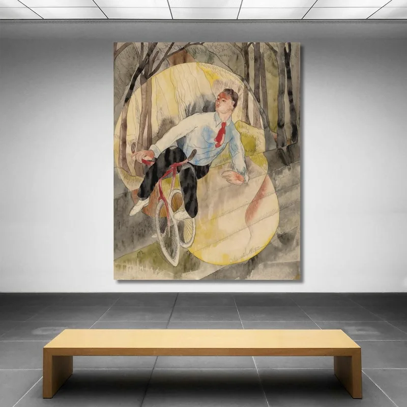 Dans Vaudeville Le Cycliste Charles Demuth