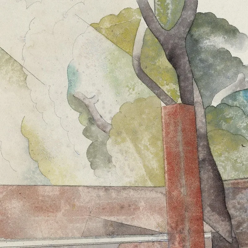 Tetti E Alberi Charles Demuth
