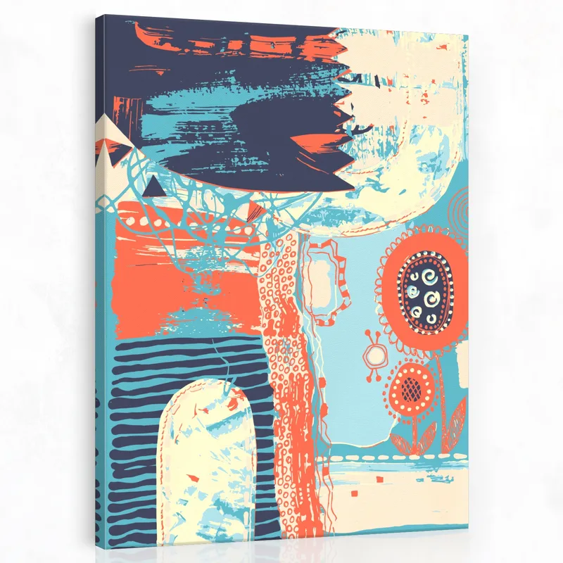 Vibrant Abstract Composition fine art print