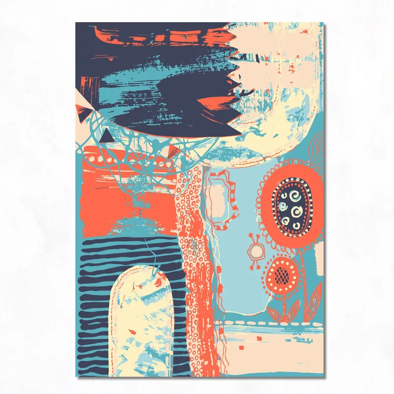 Vibrant Abstract Composition fine art print