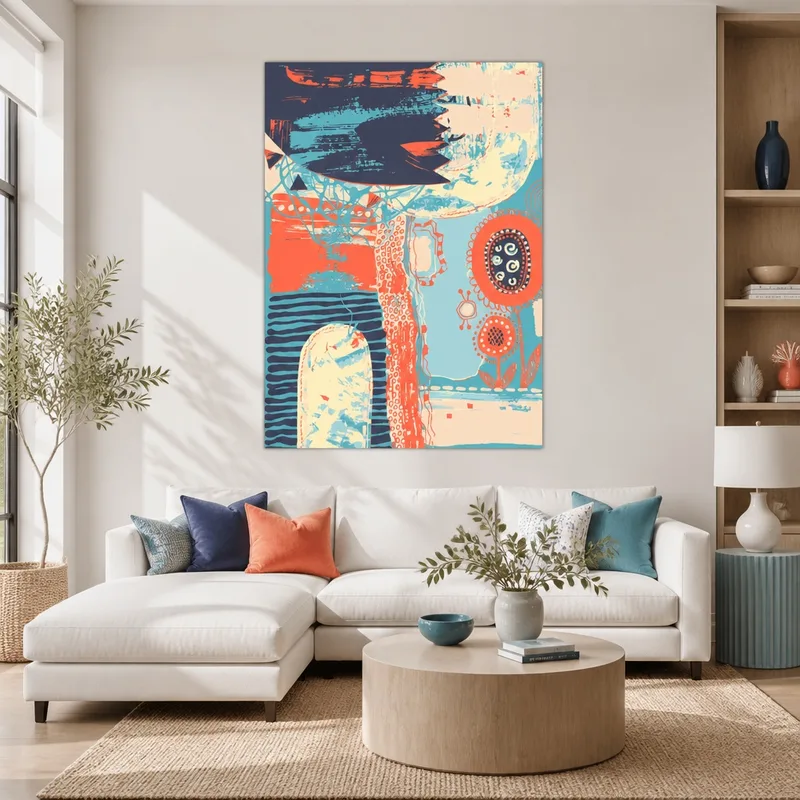 Vibrant Abstract Composition fine art print