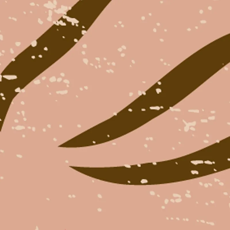 Leinwanddruck tropische palm- und drachenfrucht-illustration