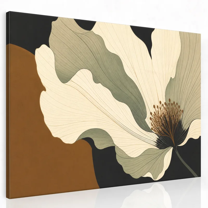 Abstract Botanical Composition modern canvas