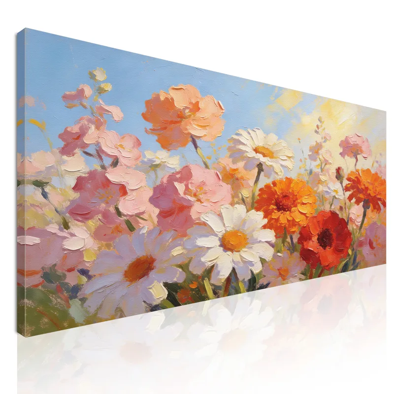 Fioritura Floreale Vivace quadro canvas