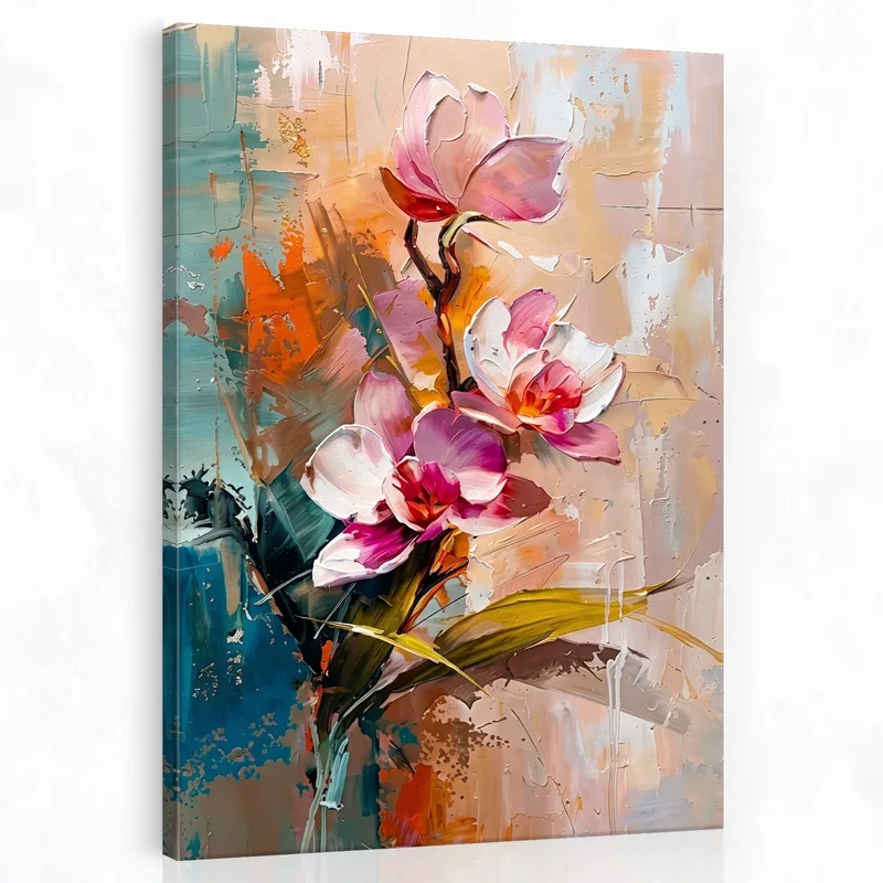 Fleur de Magnolia Rose tableau moderne