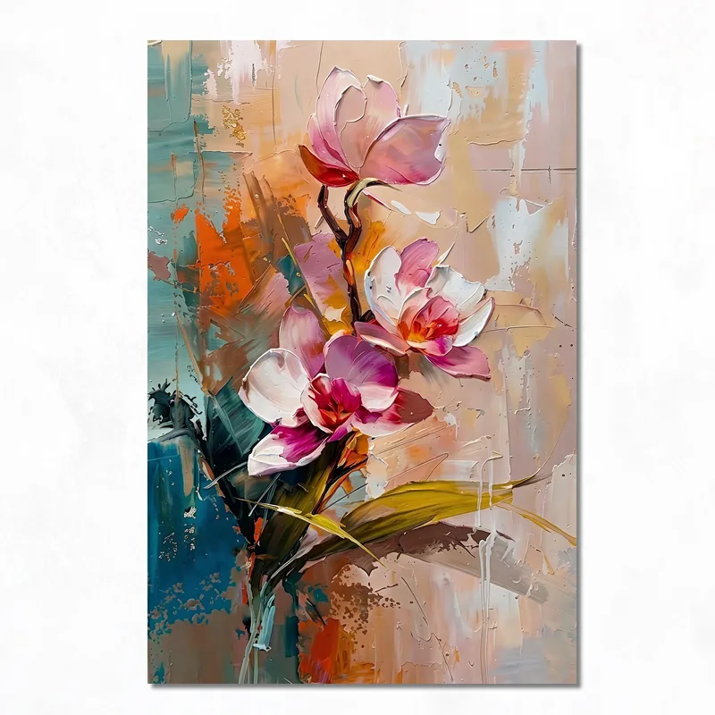 Fleur de Magnolia Rose tableau moderne