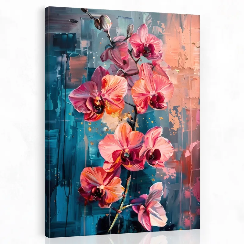 Stampa su canvas orchidea rosa espressione moderna