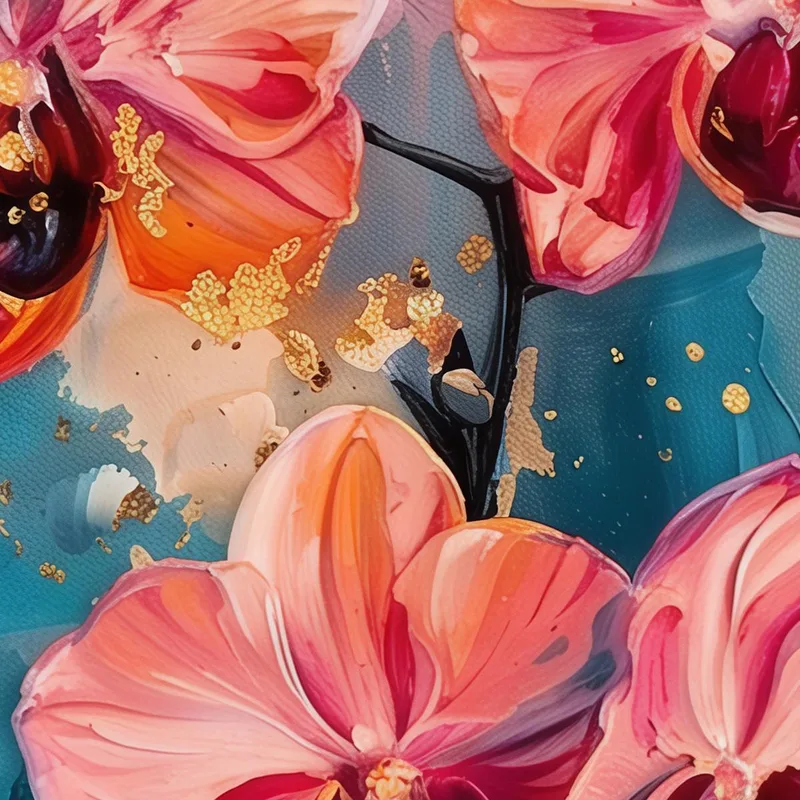 Stampa su canvas orchidea rosa espressione moderna