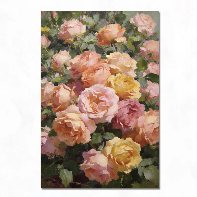 Bouquet de Roses Élégant tableau moderne