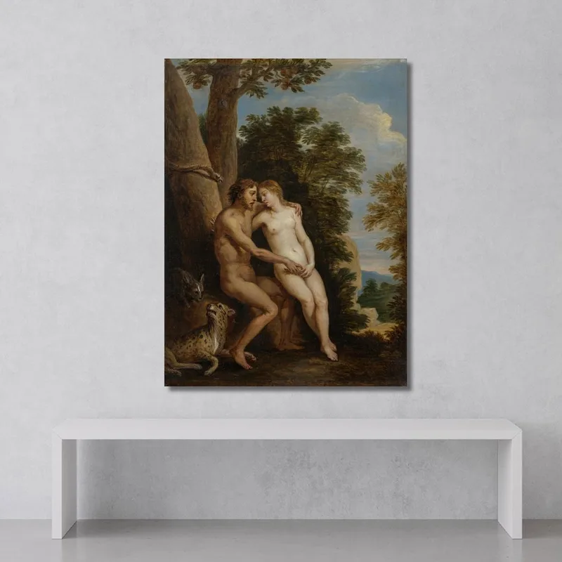 Adamo Ed Eva In Paradiso David Teniers The Younger