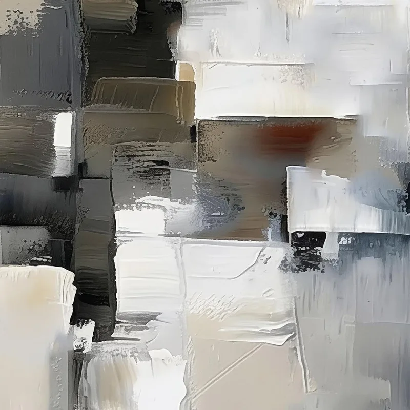 Abstract Monochrome Textures modern canvas